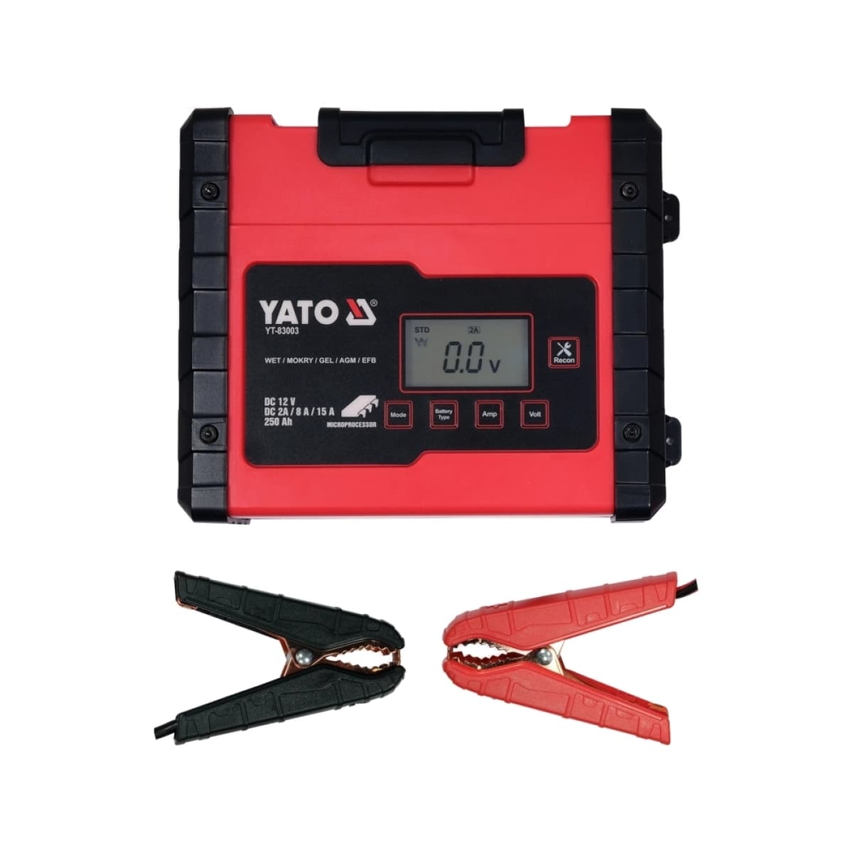 YATO PUNJAČ LCD 12 V 2 A - 15 A