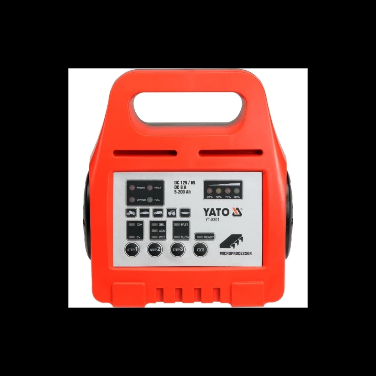 YATO PUNJAČ DIGITALNI 6 / 12 V 8 A 5 200 Ah