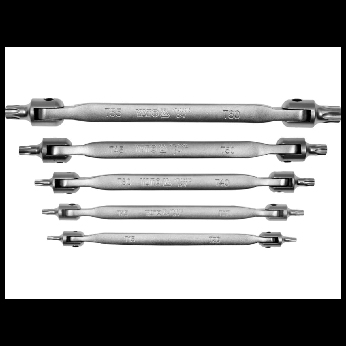 YATO SET TORX ZGLOBNIH KLJUČEVA T15-T60/5