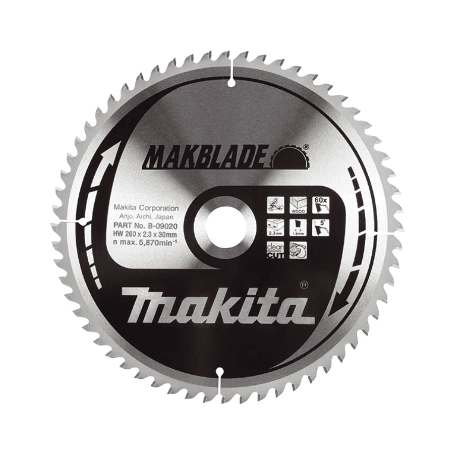 MAKITA B-09070 LIST 260X30/80Z DRVO