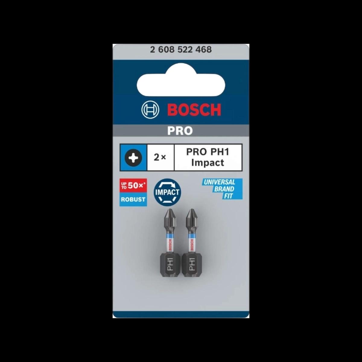 BOSCH PRO UMETAK IMPACT PH1 25mm 2/1