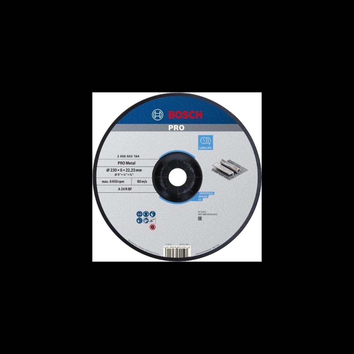 BOSCH BR.PL. STANDARD 230x6x22 A