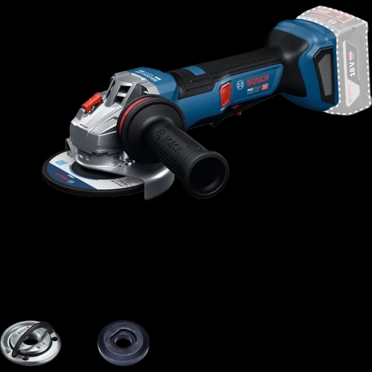 BOSCH AKU UGAONA BRUSILICA GWS 18V-11PS 125 S Vibr