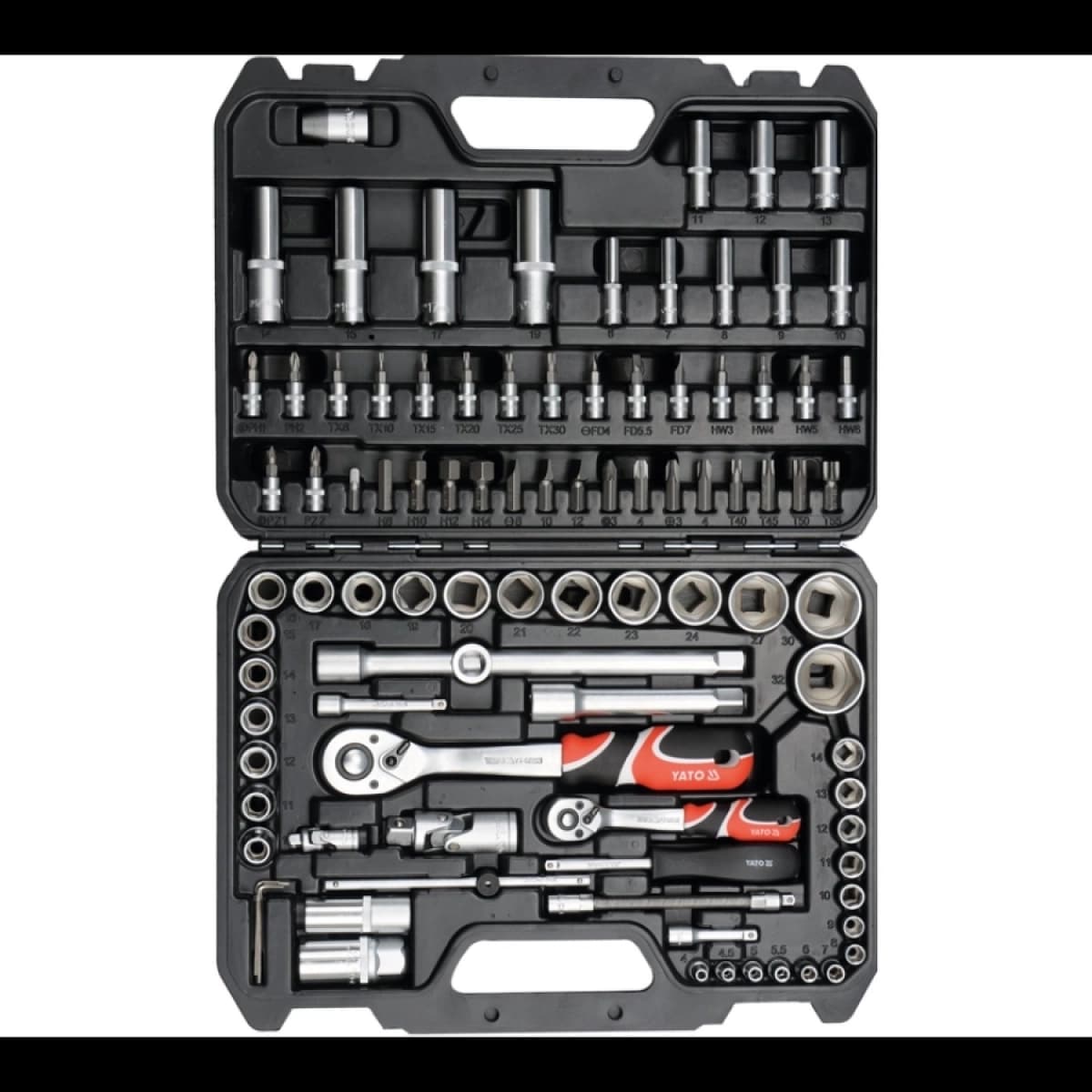 YATO GARNITURA NASADNIH 1/4"-1/2" /94 dela u kofer