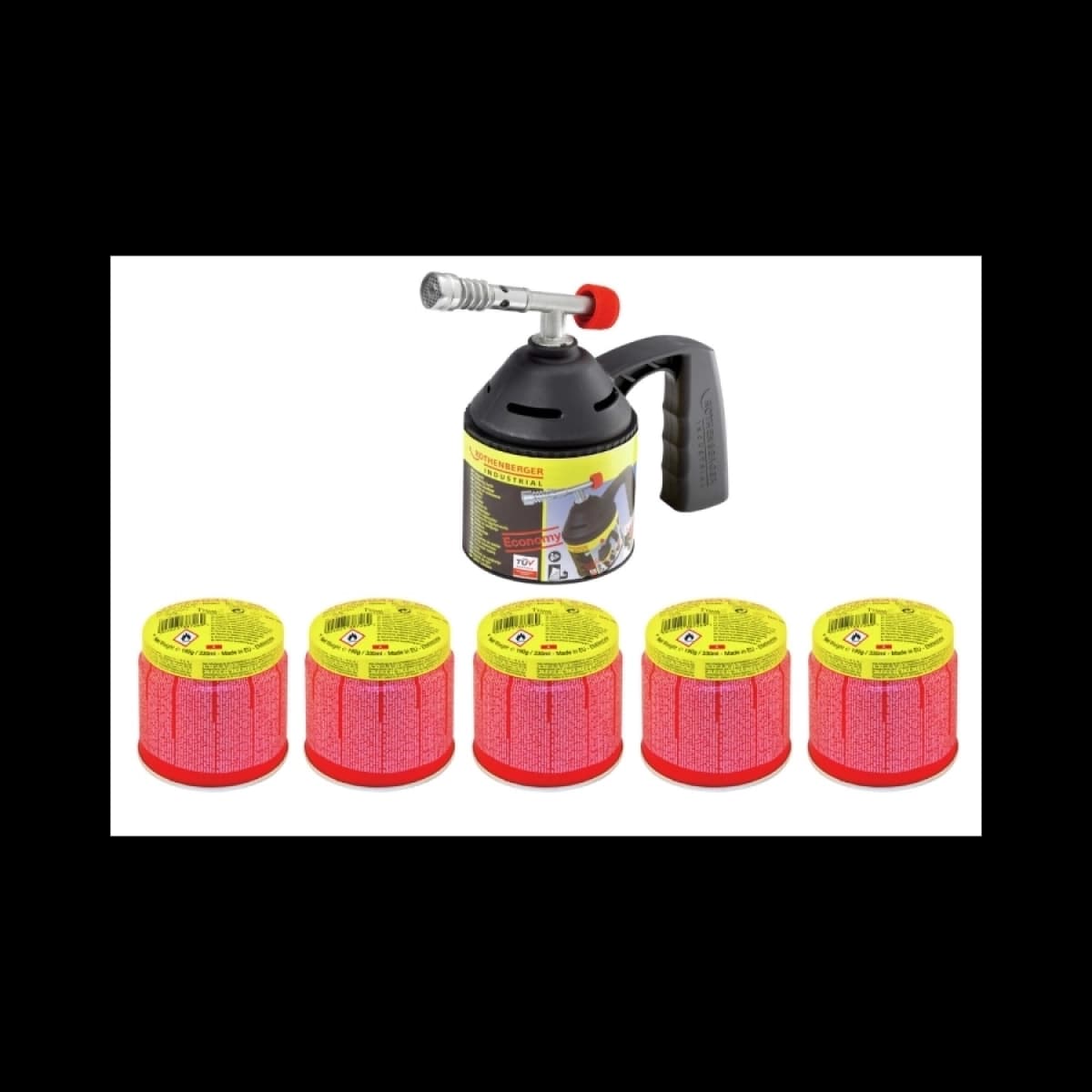 ROTHENBERGER ROFLAME SET ZA LEMLJENJE+5 KARTUŠA