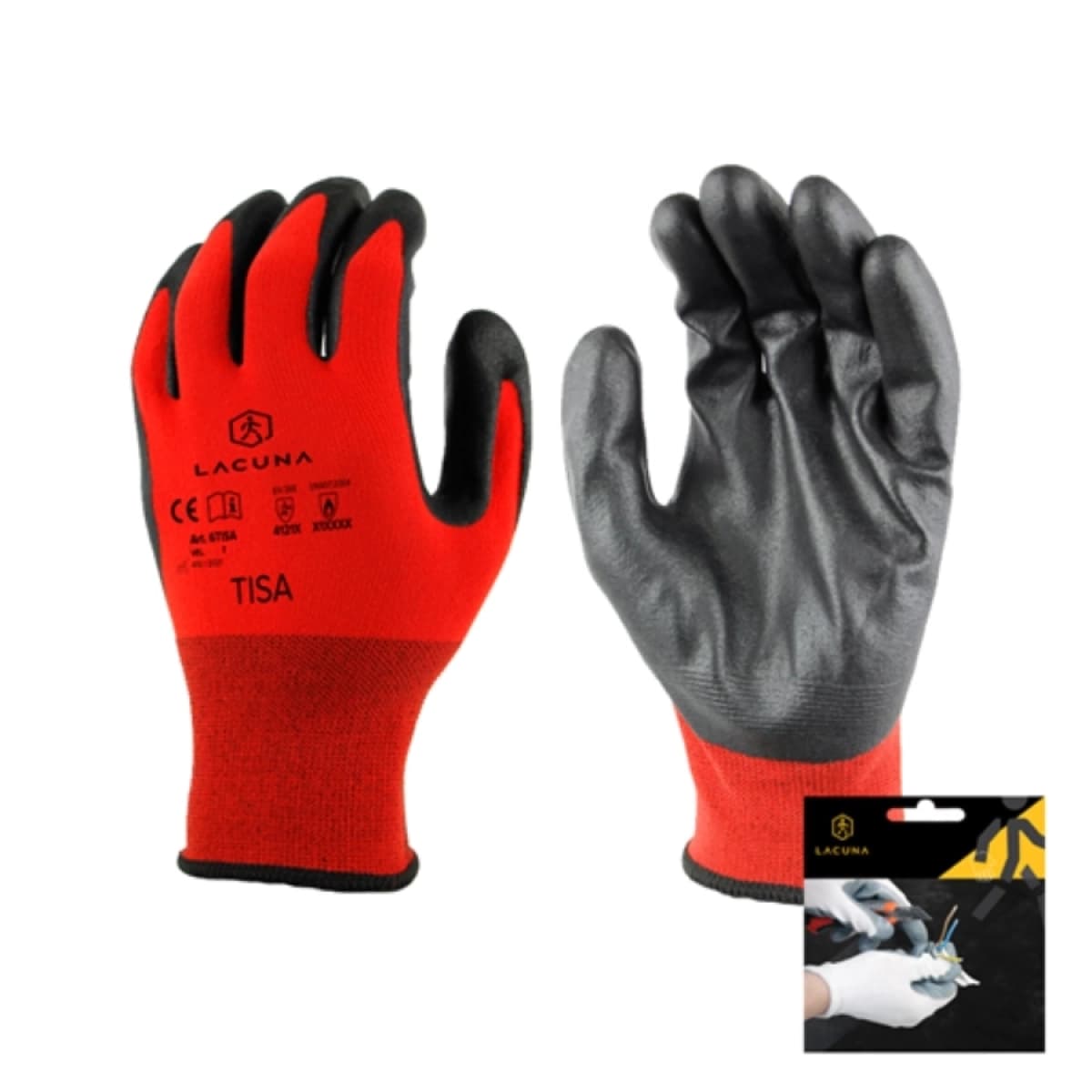 RUKAVICA NITRIL TISA RED 10