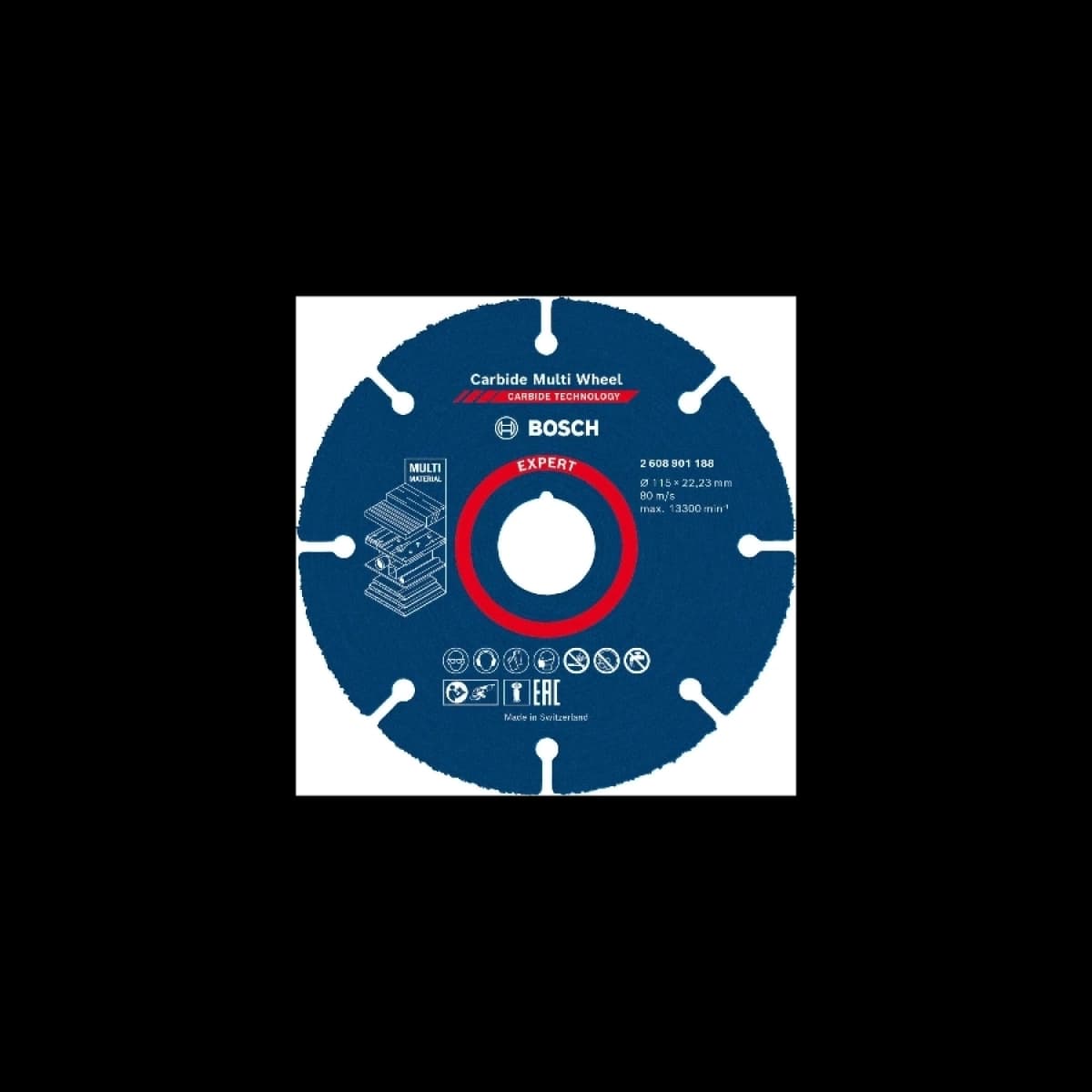 BOSCH EXPERT CARBIDE MULTI WHEEL DISK 115mm