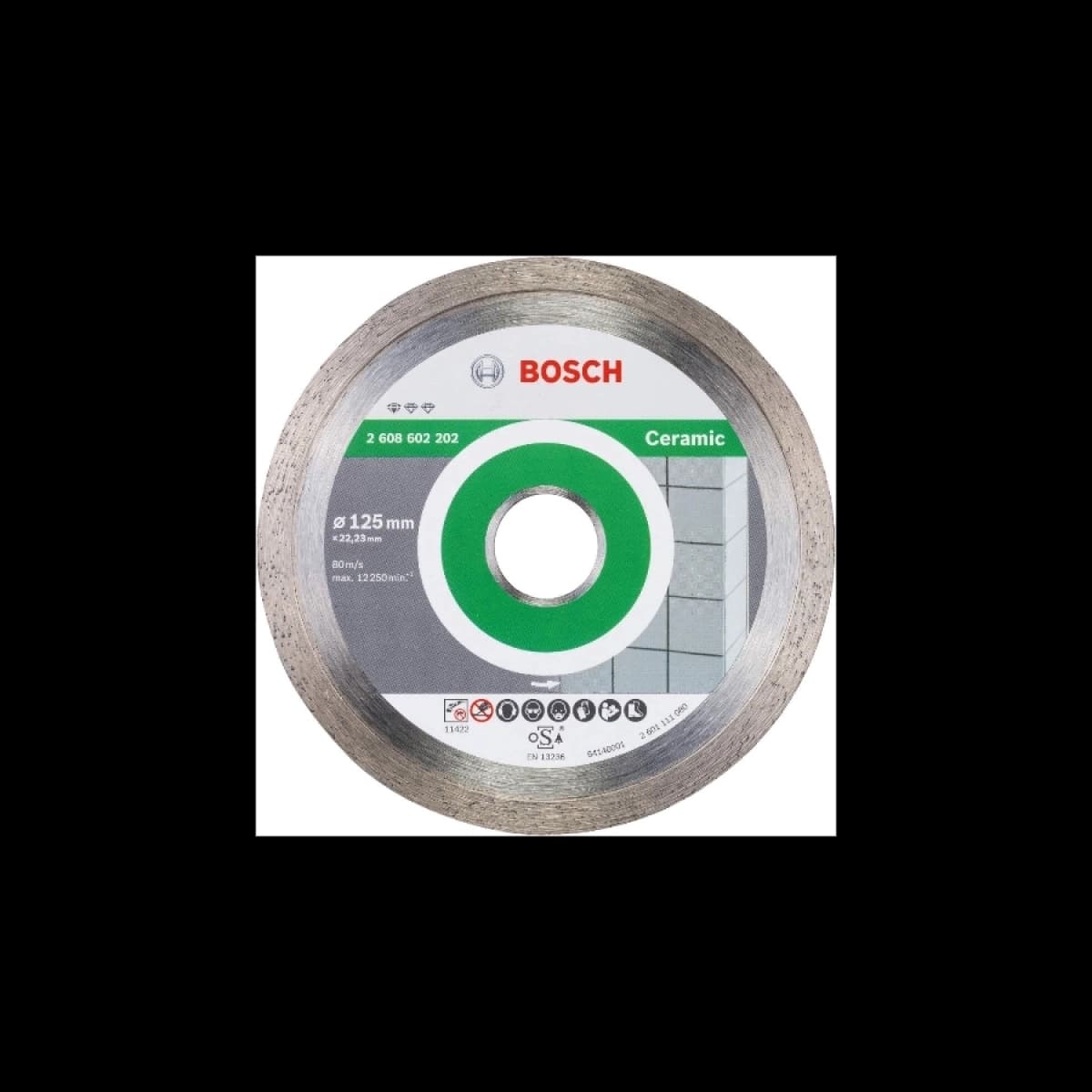 BOSCH DIJ.D. STANDARD CERAMIC 125 mm