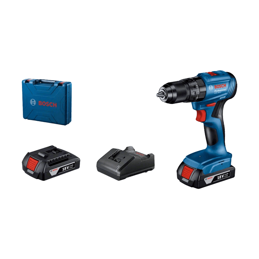 BOSCH AKU VIBRACIONA BUŠILICA GSB 185 2x2.0 Ah