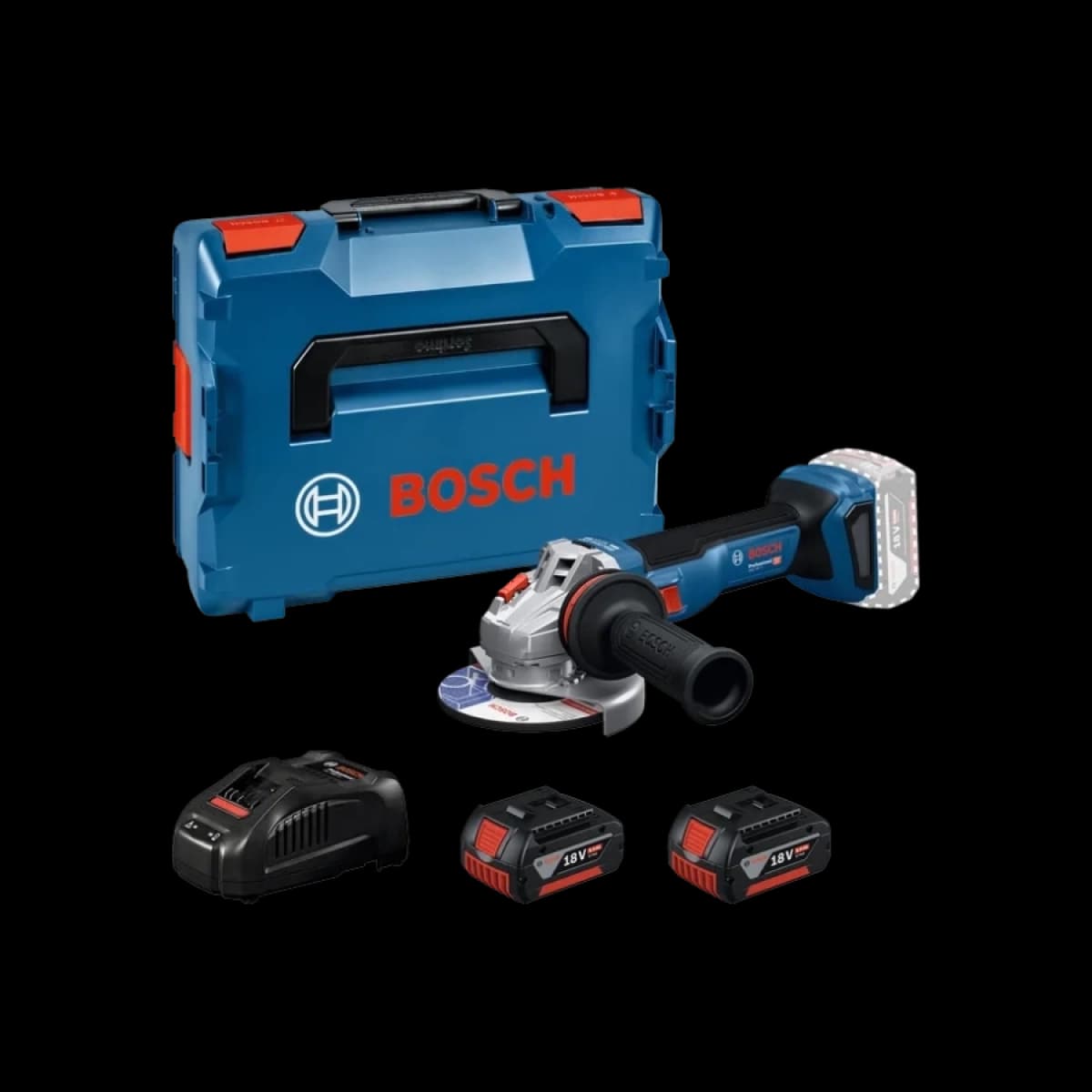 BOSCH AKU UGAONA BRUSILICA GWS 18V-11 125mm 2X5.0A