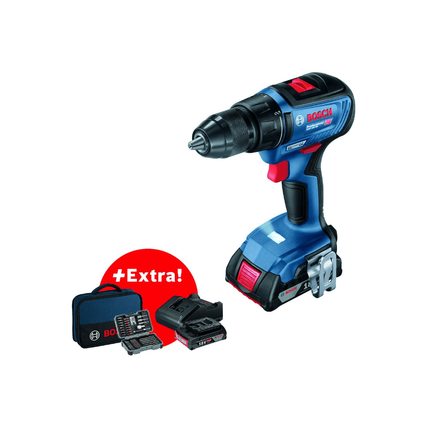 BOSCH AKU BUŠILICA ODVRTAČ GSR 18V-50 2x2.0Ah 43d