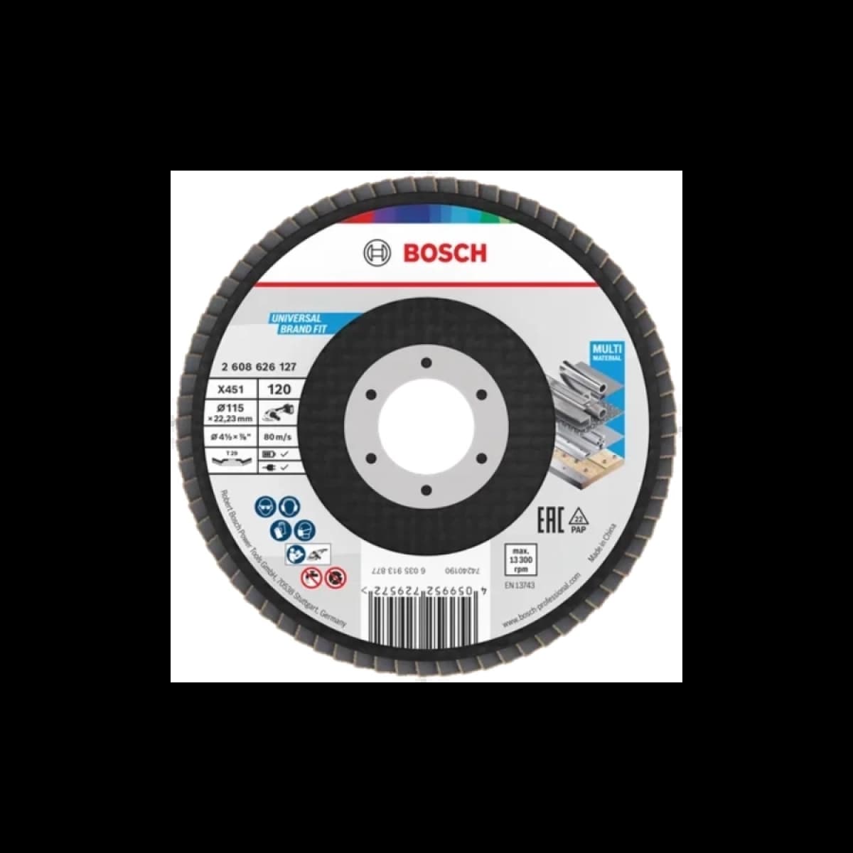 BOSCH X451 Lamelasti disk Fi 115 T29 G120 ug