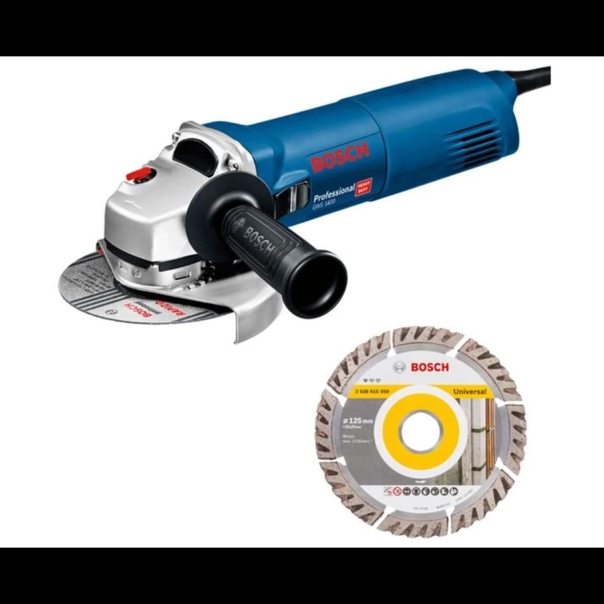 BOSCH UGAONA BRUSILICA GWS 1400 + dijamantski disk