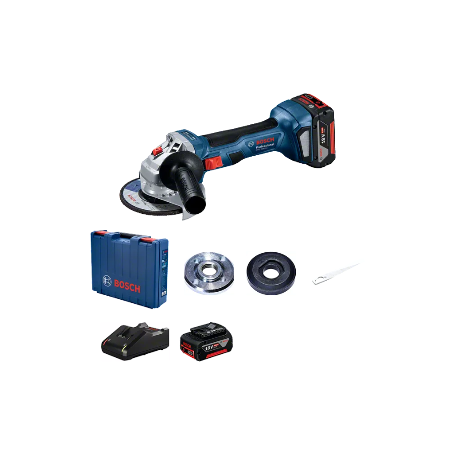 BOSCH AKU BRUSILICA GWS 180-Li 125 2x4.0 Ah CASE