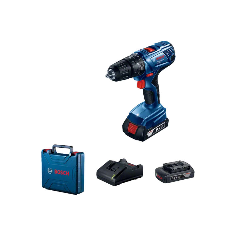 BOSCH AKU VIBRACIONA BUŠILICA GSB 180-Li 2x2.0 Ah