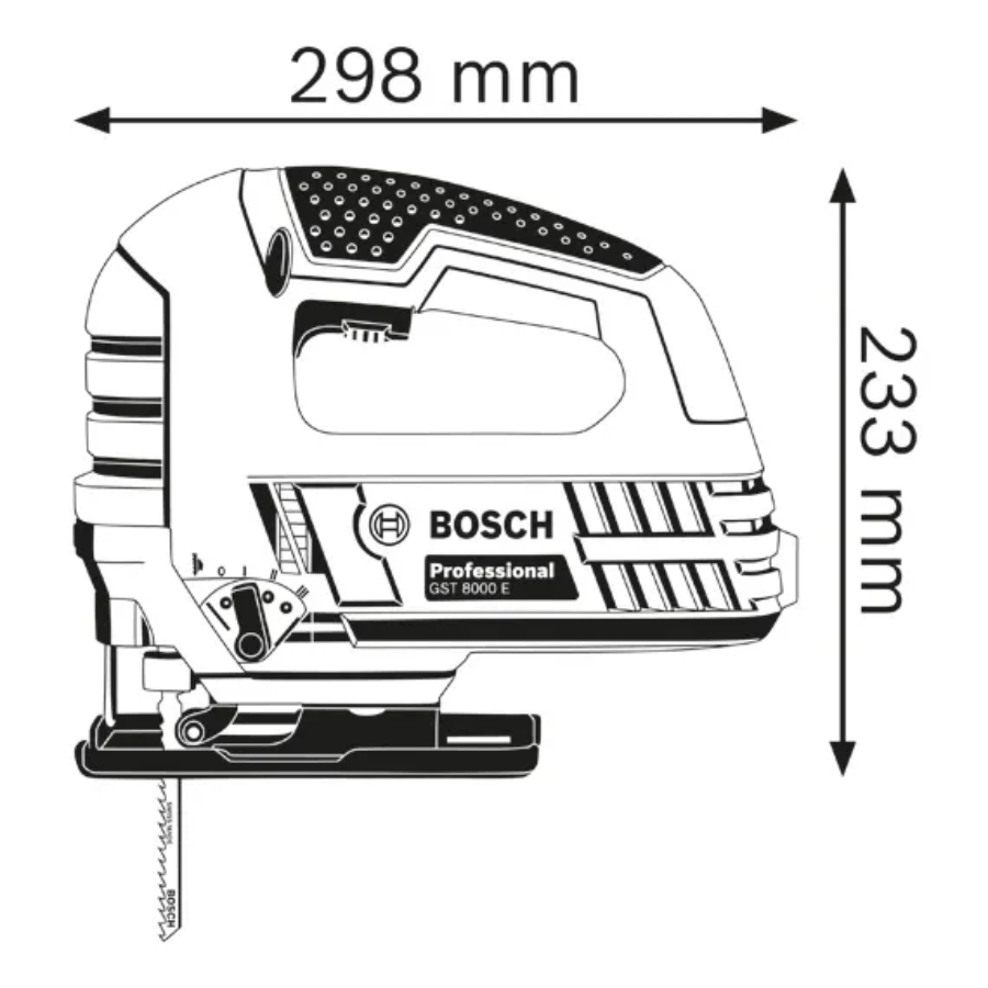 BOSCH UBODNA TESTERA GST 8000 E Ecomex