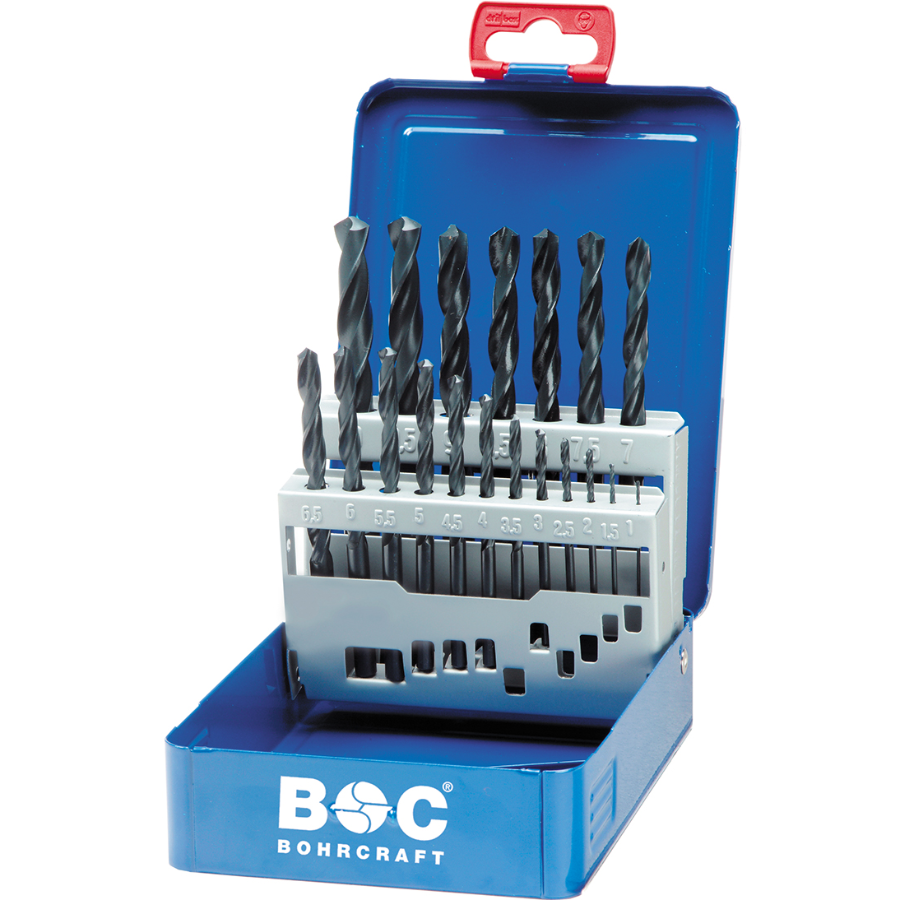 BOHRCRAFT GARNITURA BURGIJA HSS DIN 338 1-10/19
