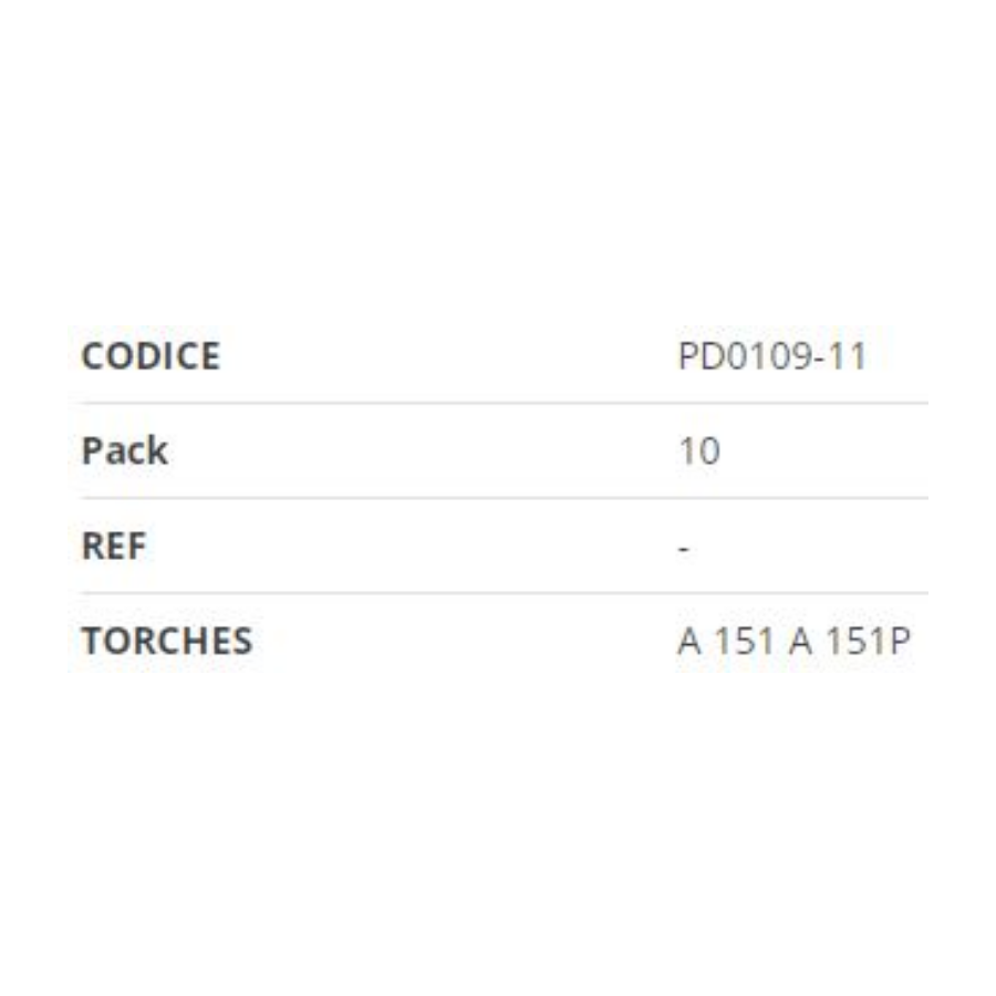 TRAFIMET KRATKA UNUTR DIZNA PD0109-11 Ecomex