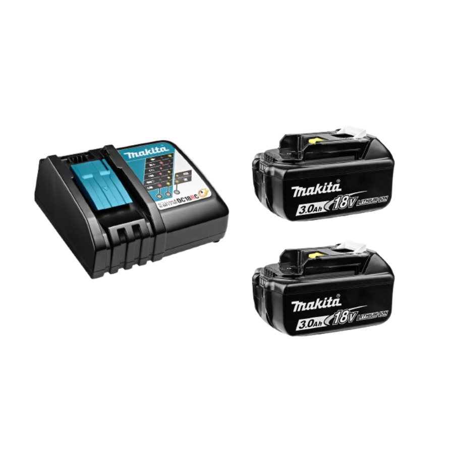 MAKITA * SET 7 BAT.2X3.0Ah +DC18RC