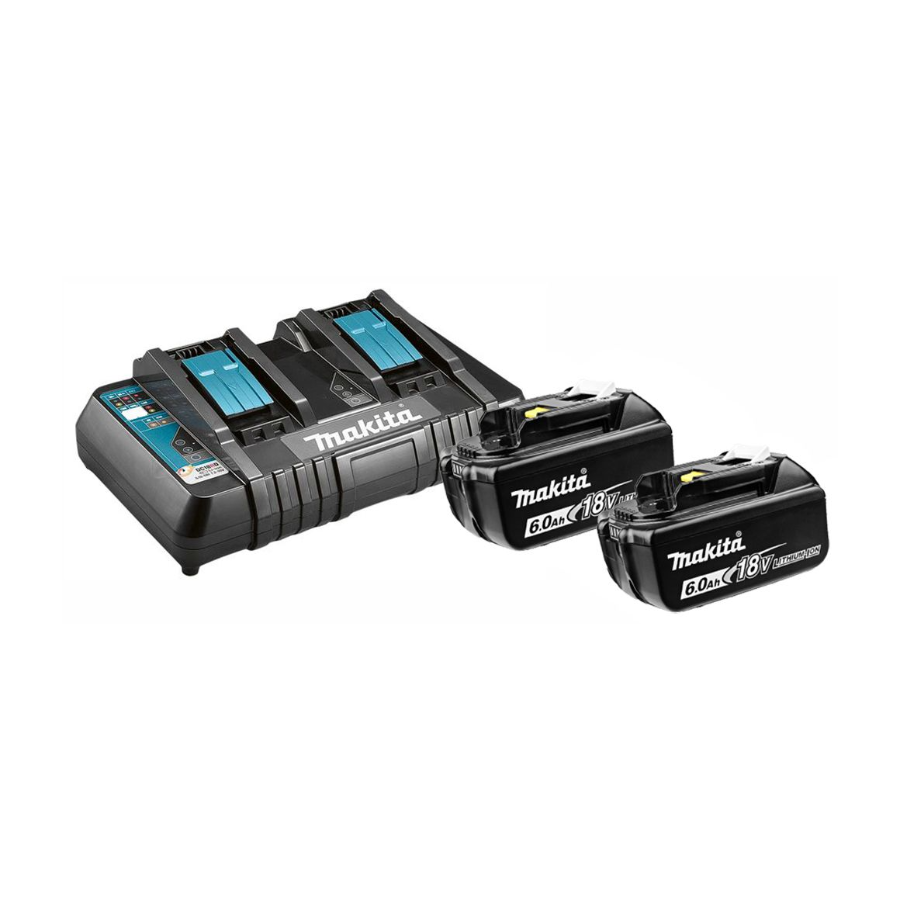 MAKITA SET 6 -BAT.2X6,0Ah + DC18RD