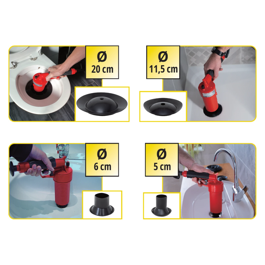ROTHENBERGER PUMPA ZA OTPUŠAVANJE TOALETA 4 bara Ecomex