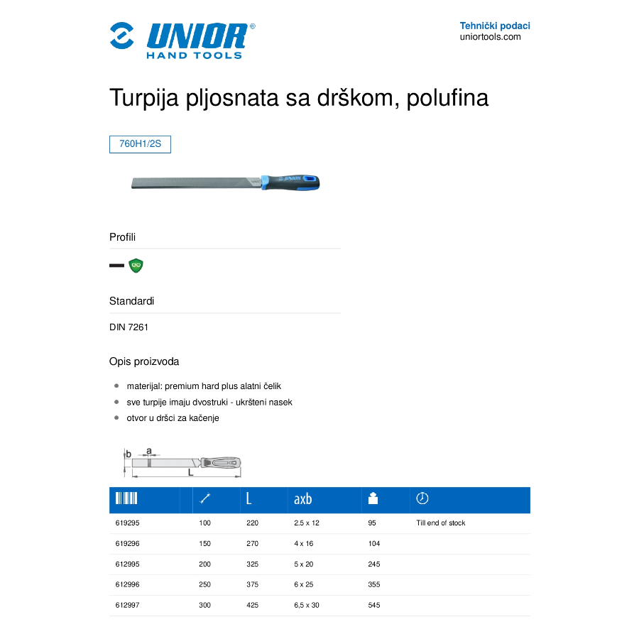 TURPIJA RAV. PF 200 U760 1/2S Ecomex