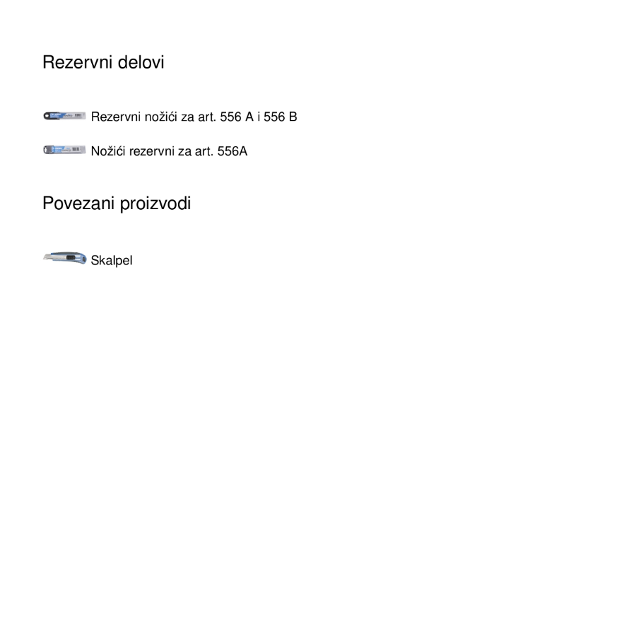 UNIOR SKALPEL 160 U556A Ecomex