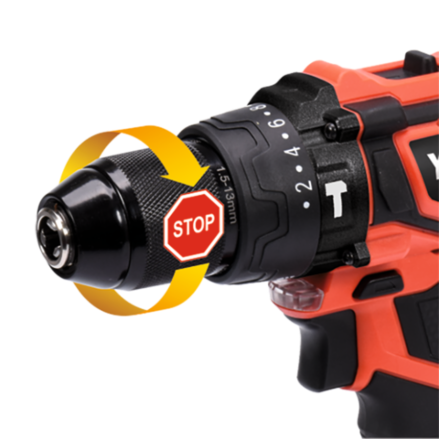 YATO AKU BUŠILICA 18V 1.5 - 13/42Nm SOLO Ecomex