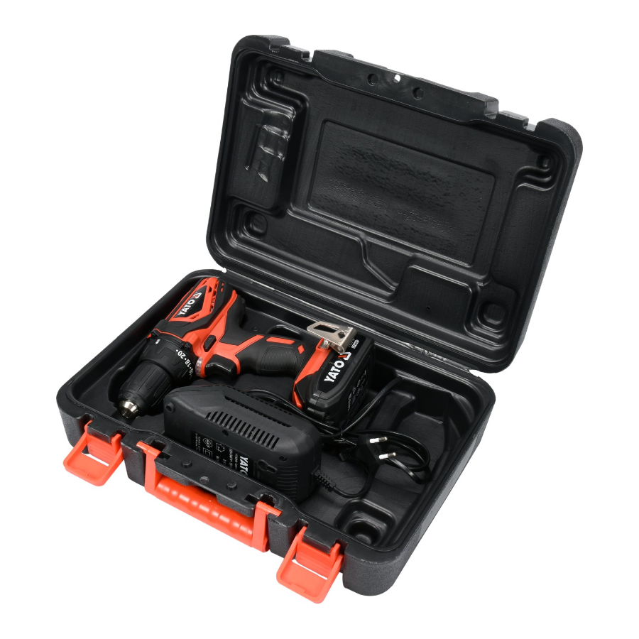 YATO AKU BUŠILICA 18V 1 BATERIJA 2.0Ah/40Nm KOFER Ecomex