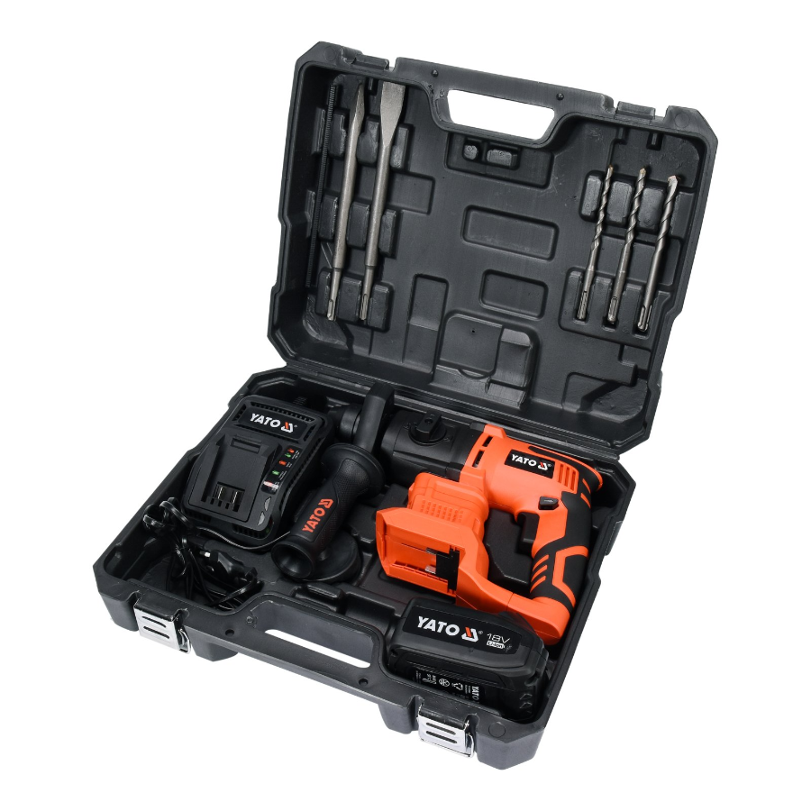 YATO AKU ČEKIĆ SDS+ 18Volti 1 bat 3,0Ah 2.0 Jula Ecomex