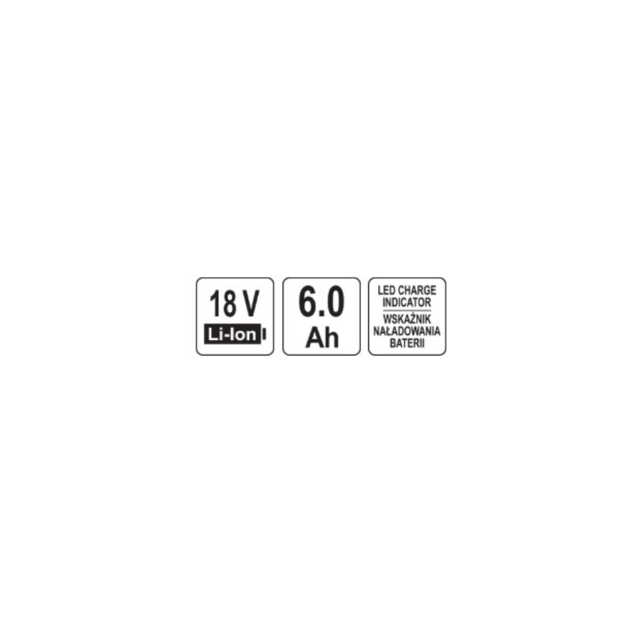 YATO BATERIJA 18 V LI - ION 6 Ah YT-828464 Ecomex