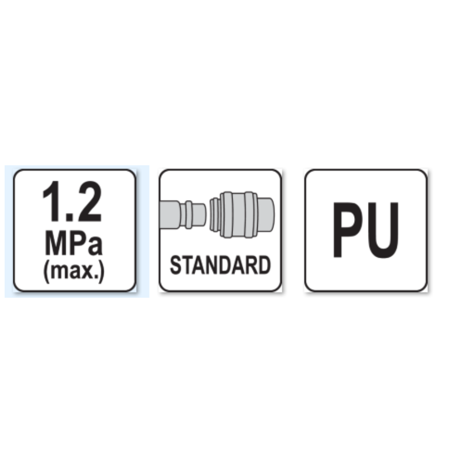 YATO CREVO SPIRALNO PU 6,5x10/10m Ecomex