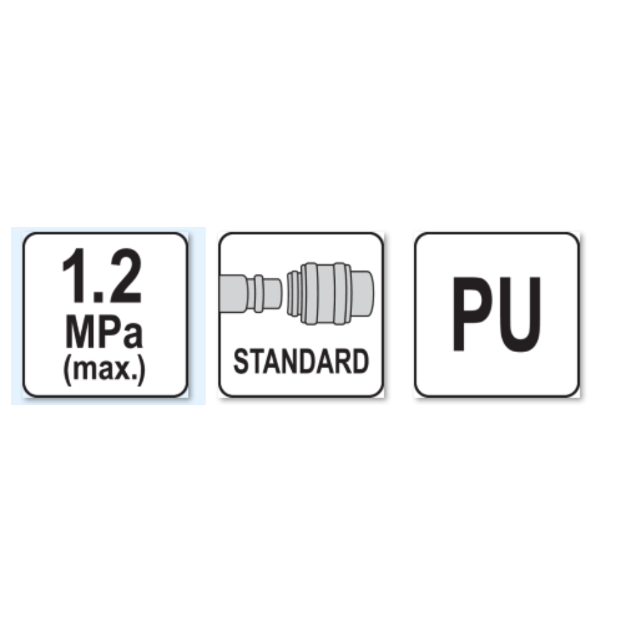 YATO CREVO SPIRALNO PU 6,5x10/15m Ecomex