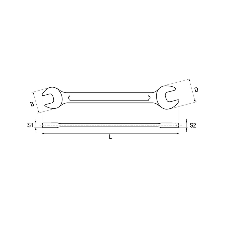 YATO KLJUČ VILJUŠKASTI 12x13 CrV Ecomex