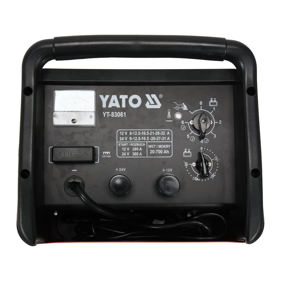YATO PUNJAČ STARTER 12 / 24 V 20 - 700 Ah Ecomex
