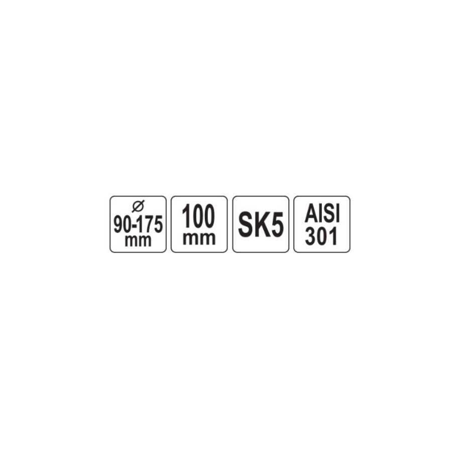 YATO ŠELNA ZA UBACIV. KARIKA FI 90-175 mm H 100 mm Ecomex