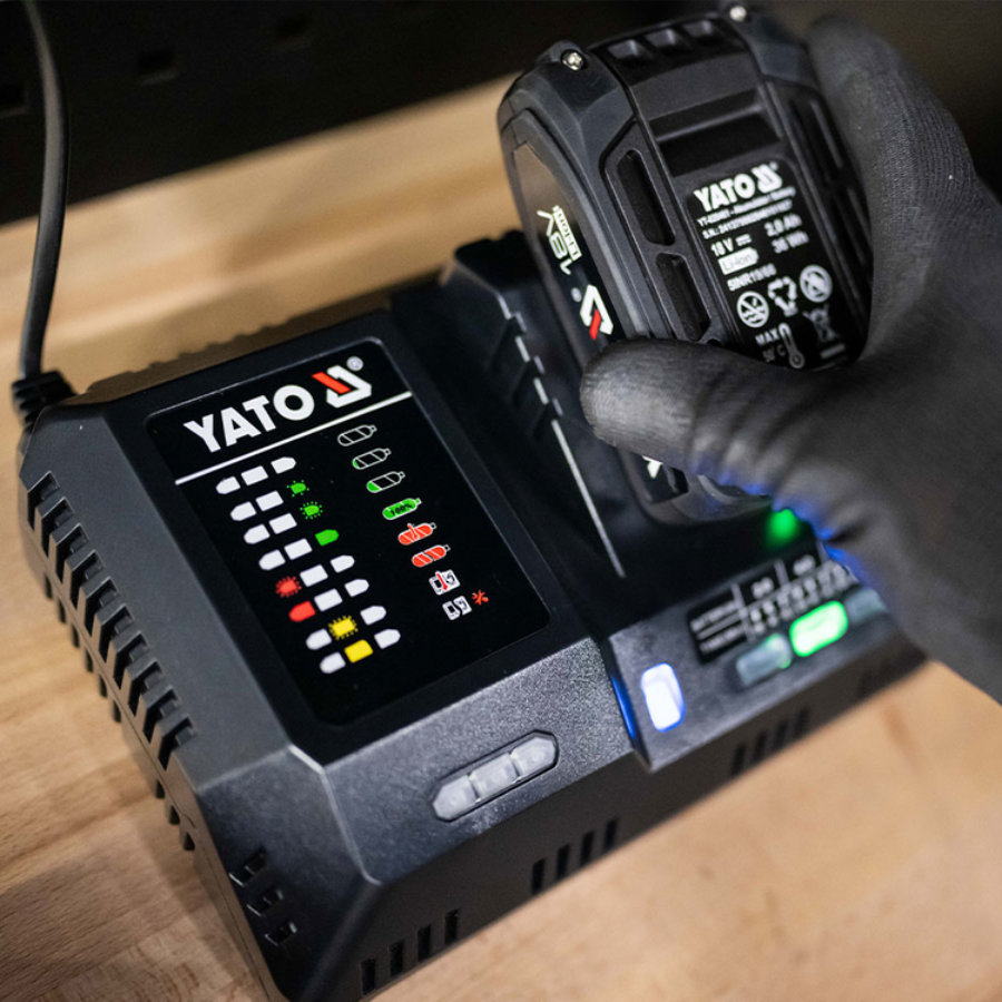 YATO DVOS.PUNJAČBAT.18V SUP.BRZI2.4 -12A YT-828502 Ecomex